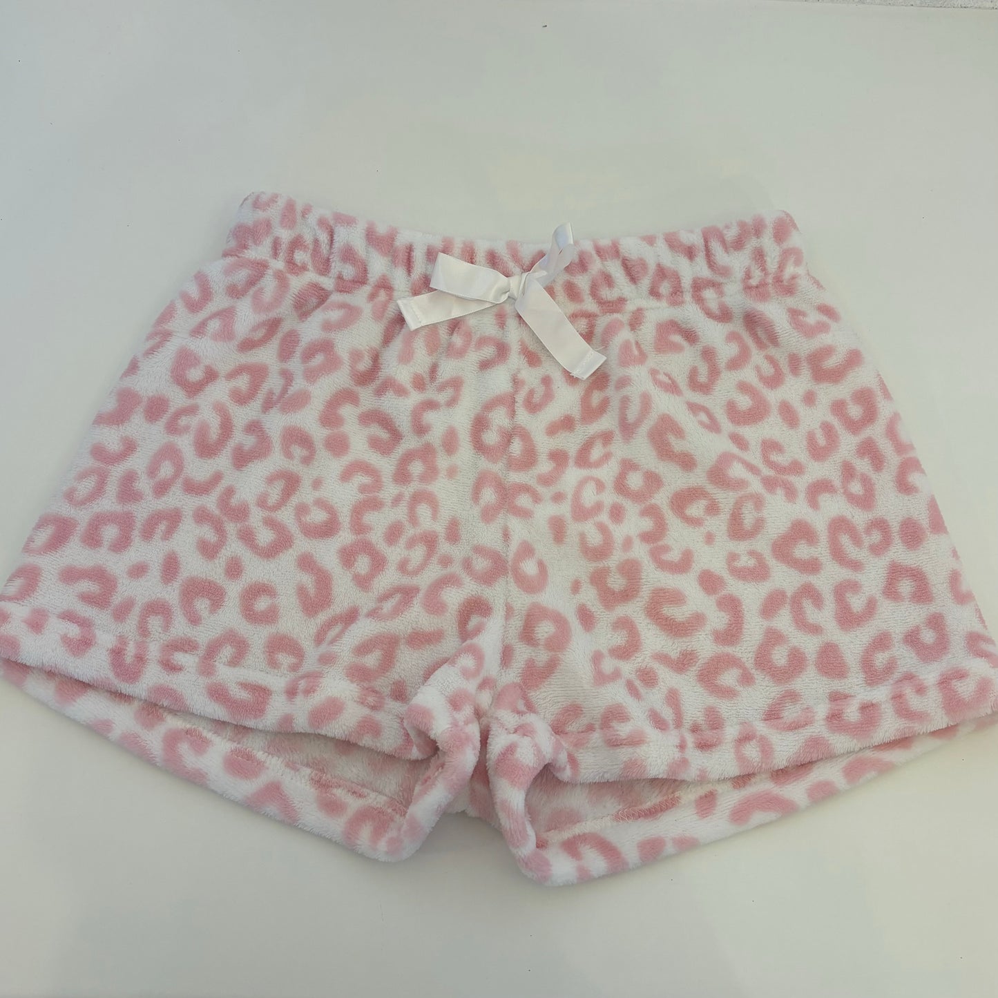 Leopard Fuzzy Shorts (XS)