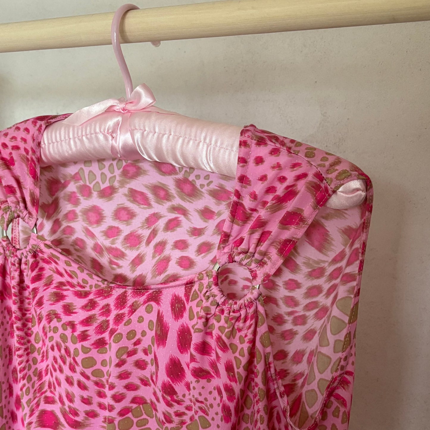 Pink Leopard Top (M)