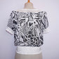 Ruched Zebra Top (M)