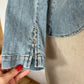 Beaded Denim Blazer (XS)
