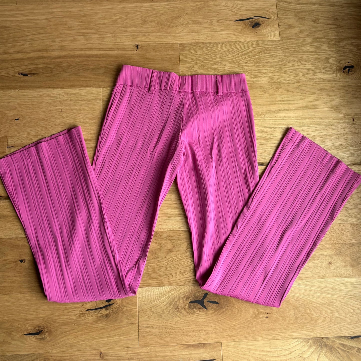 Pink Bootcut Trousers (S)