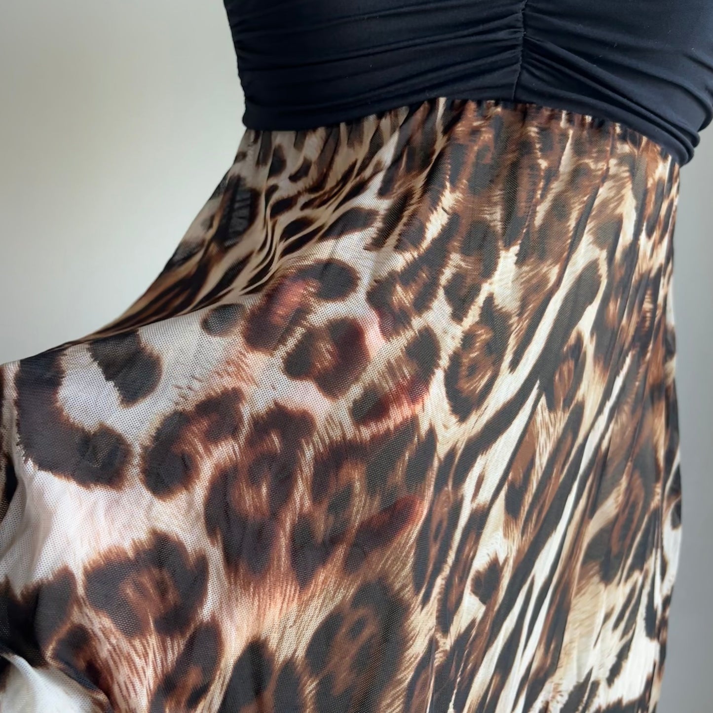 Leopard Print Dress (XS)