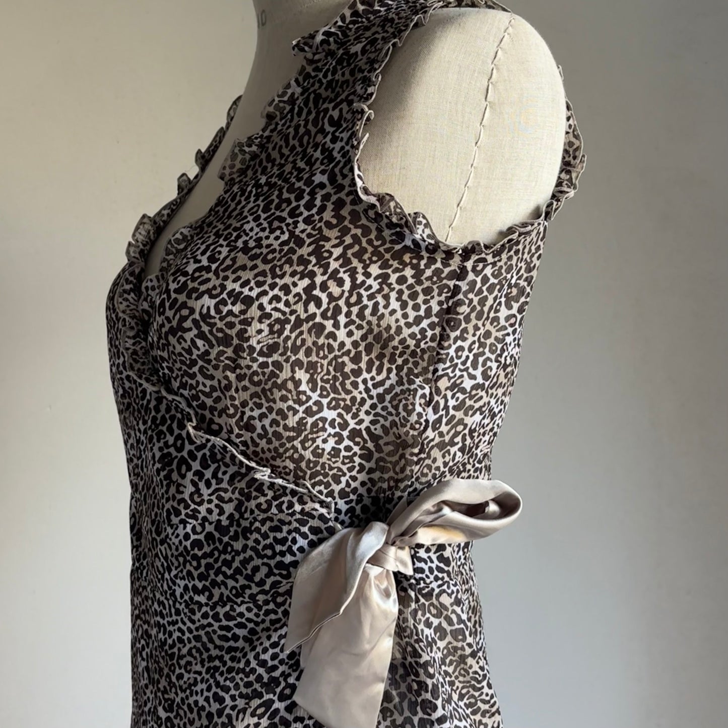 Leopard Wrap Top (S)