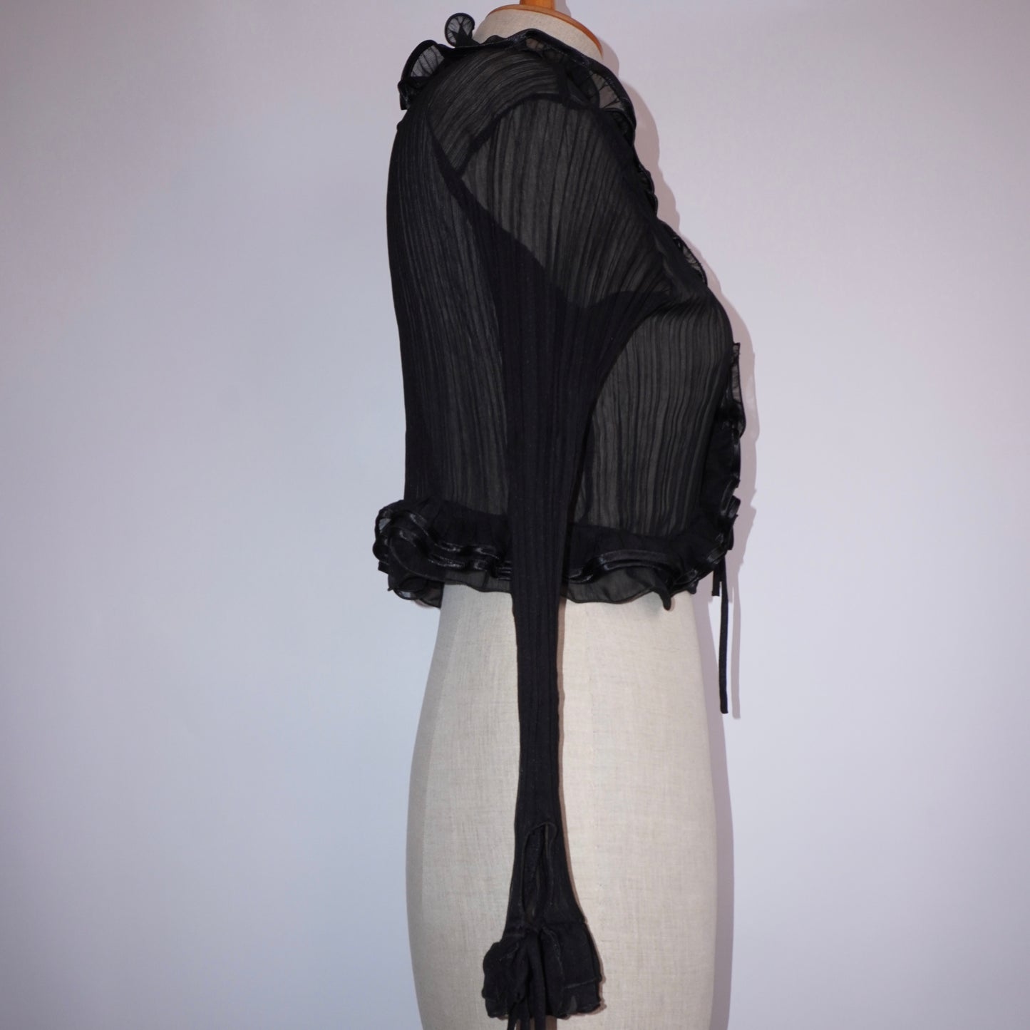 Pleated Ruffle Top (M)
