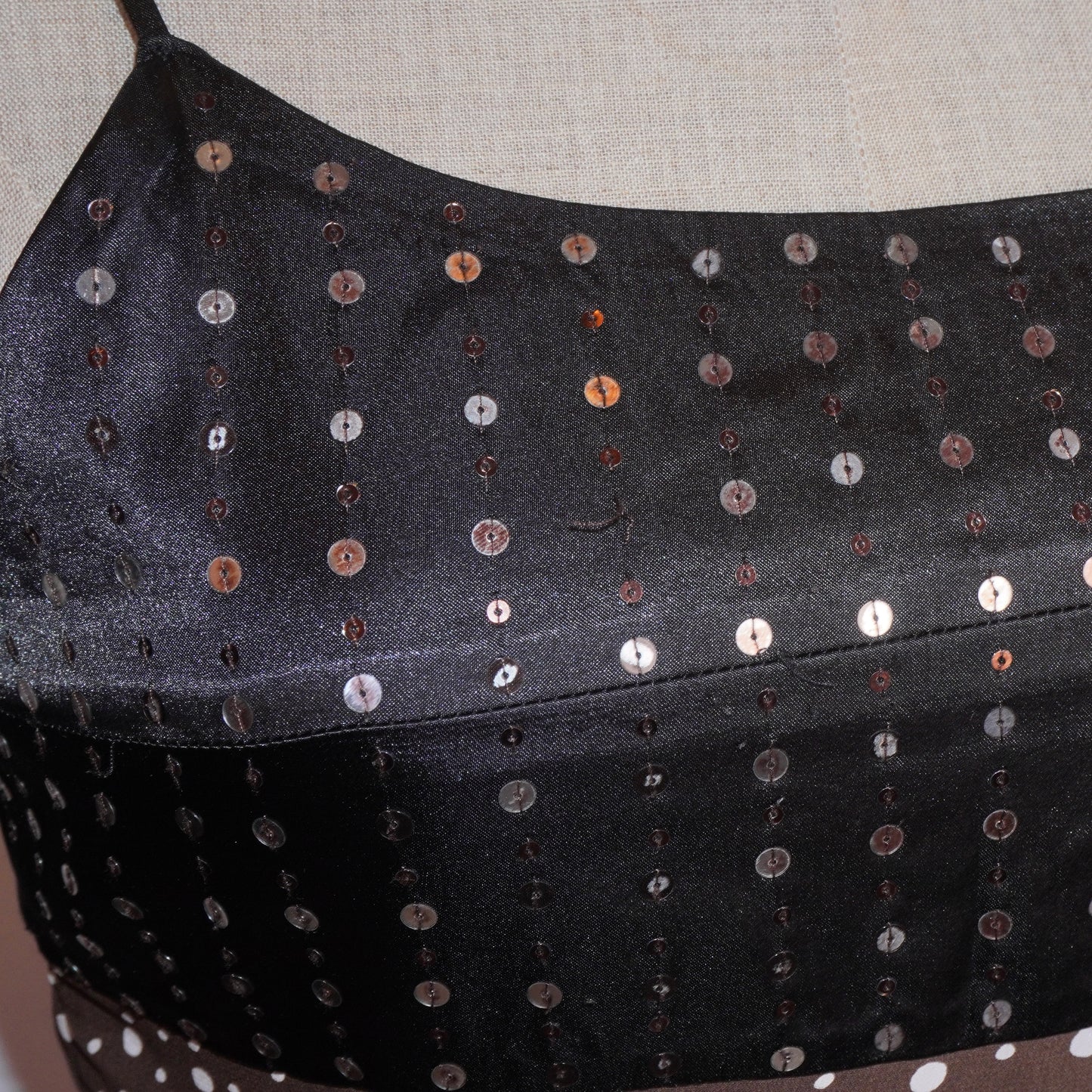 Silk Polkadot Dress (M)