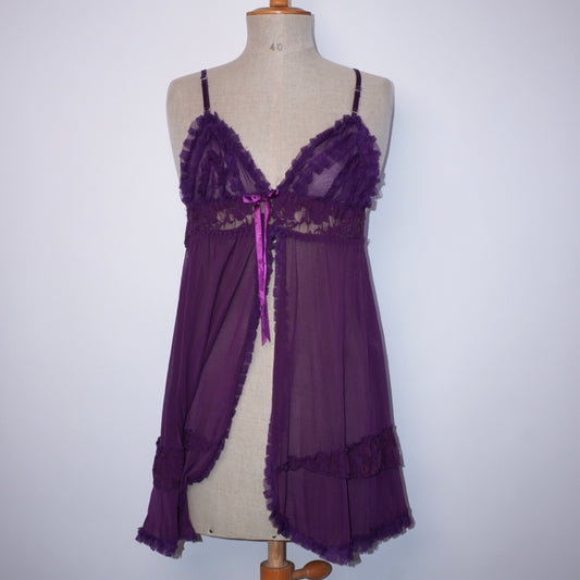 Ruffle Mesh Babydoll (M)