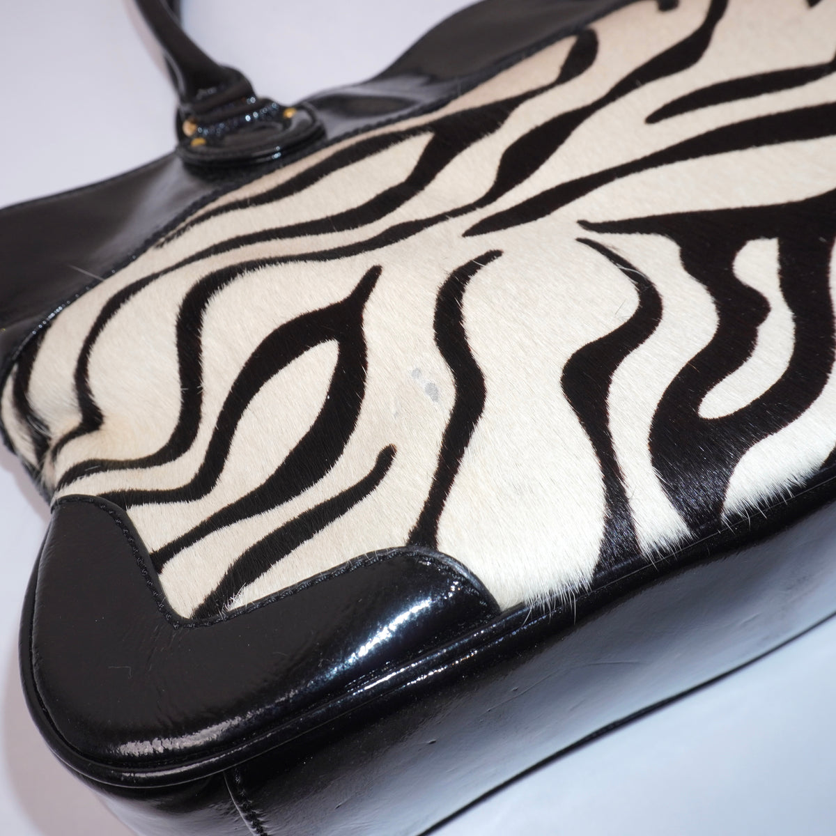 Zebra Calfhair Purse