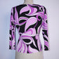 Abstract Sequin Top