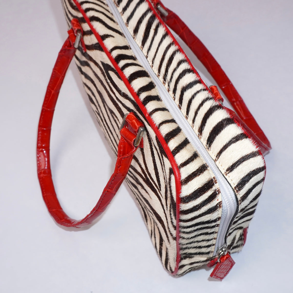 Zebra Calfhair Purse