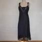 Silk Open Back Dress (M)