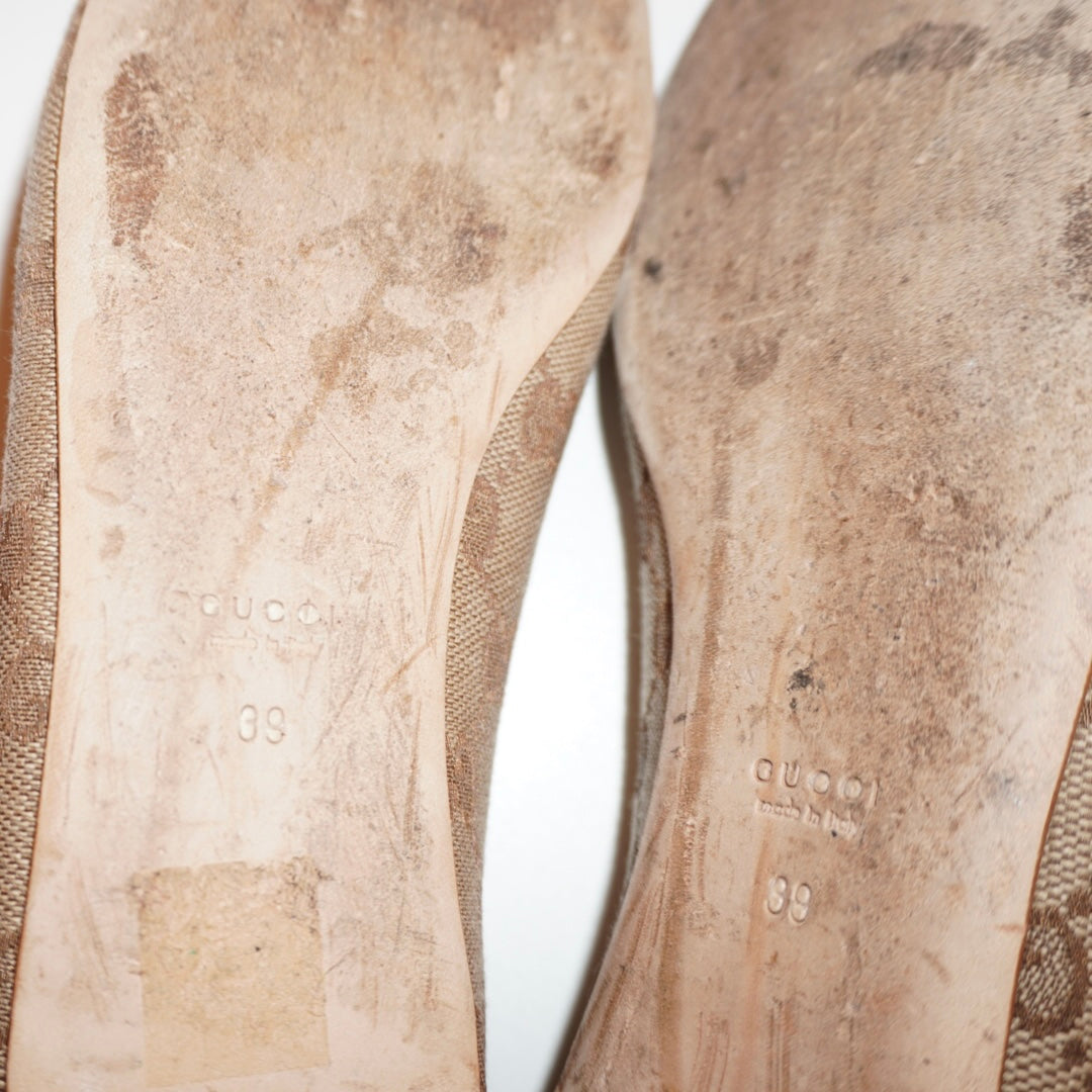 Gucci Monogram Flats (39)