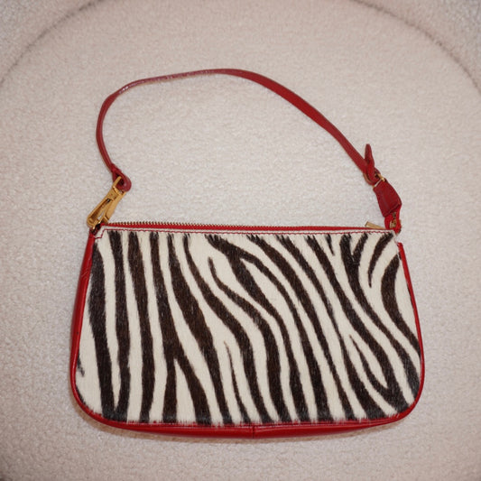 Zebra Leather Purse