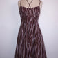 Zebra Print Sequin Dress (M)