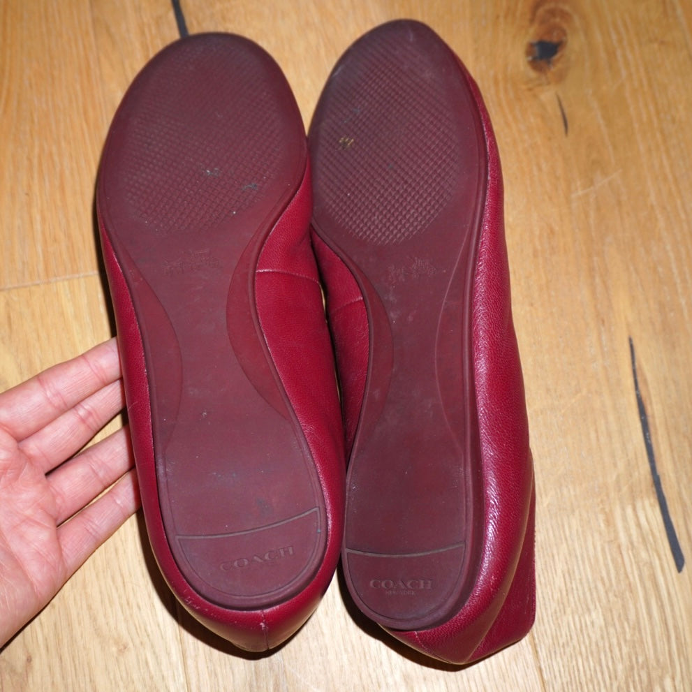Coach Leather Flats (37)