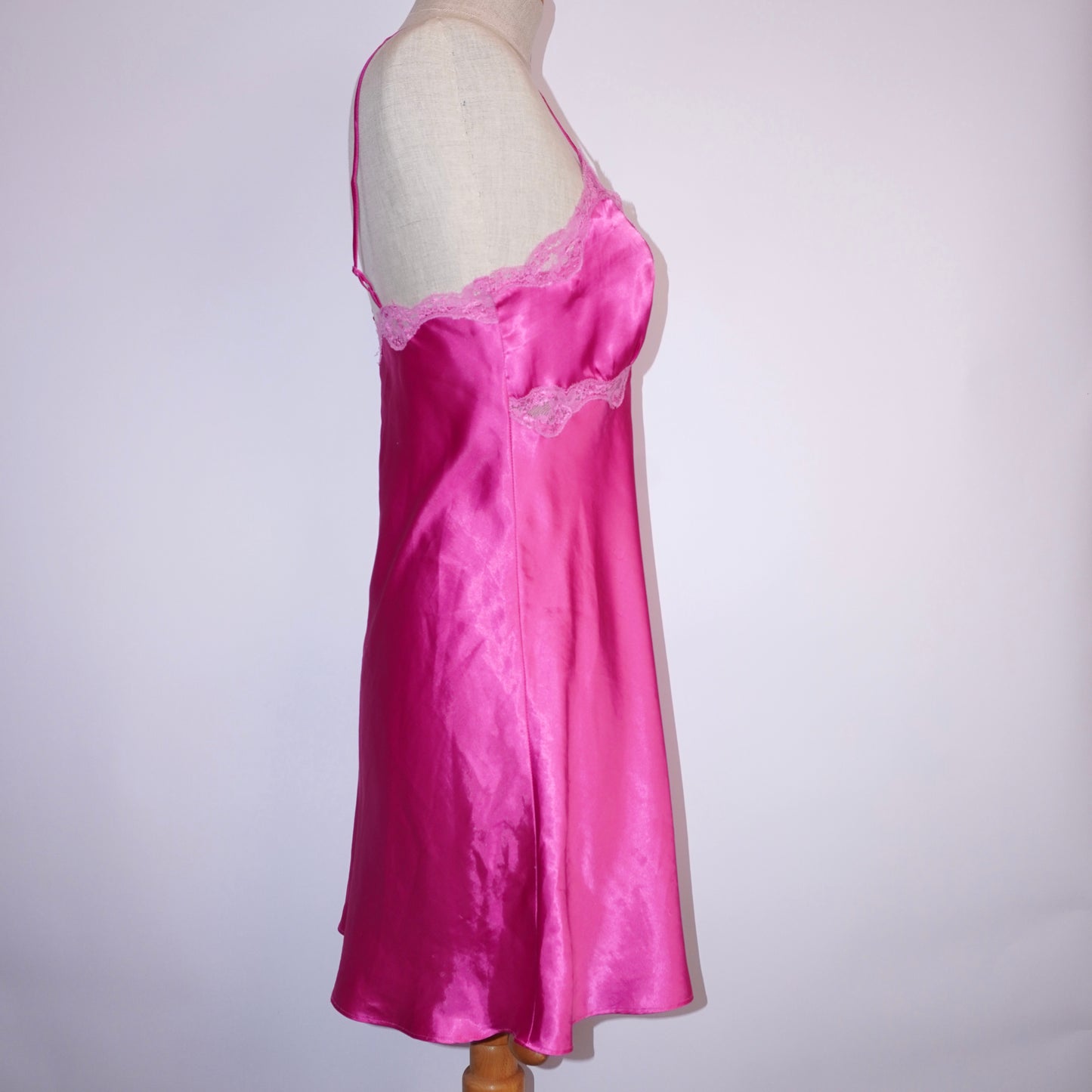 Satin slip dress (S)