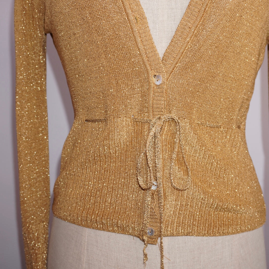 Glitter Tie Cardigan (M)