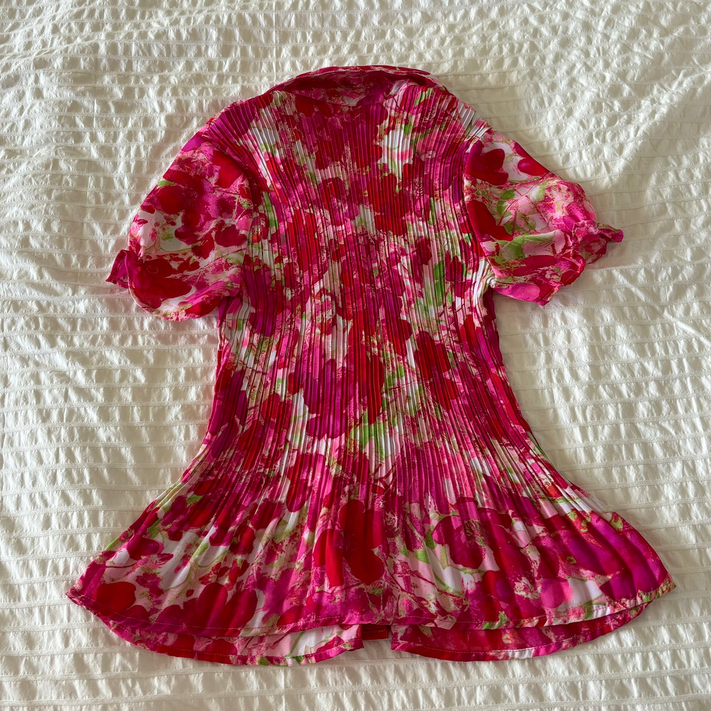 Floral Ruffle Blouse (M)