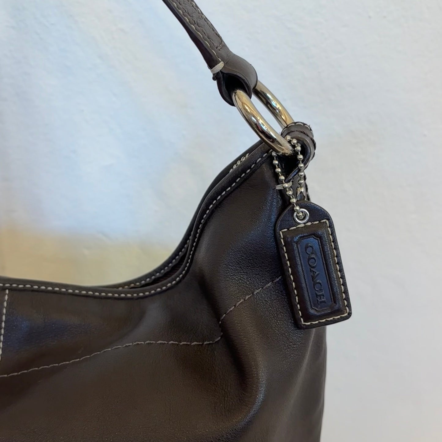 Coach Leather Hobo Purse