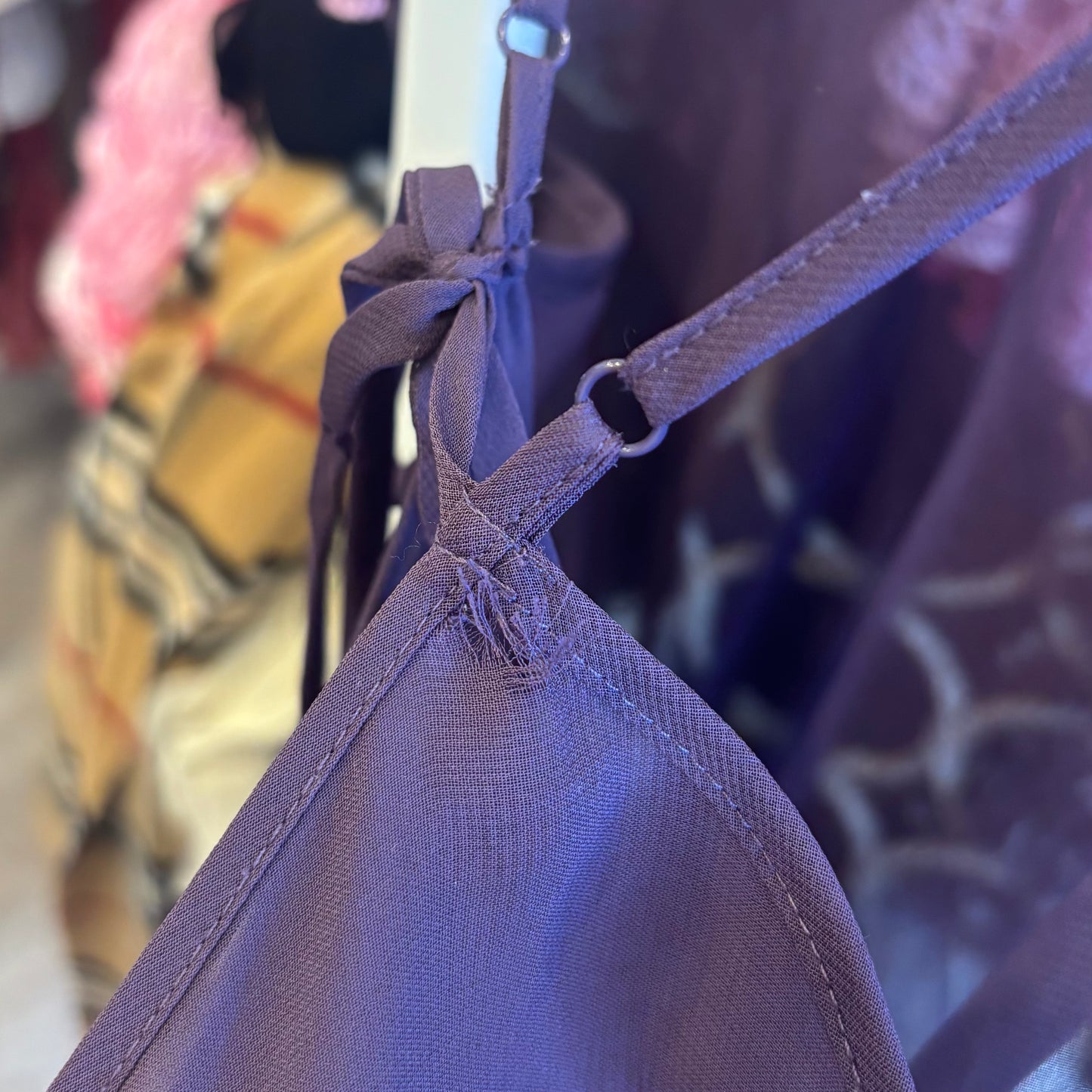 Purple Flower Slip Dress (M