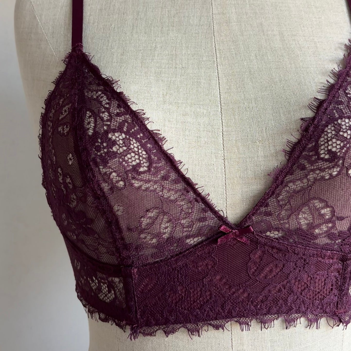 Purple Lace Bralette (70A)