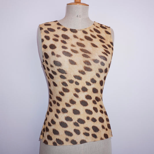 Leopard Mesh Top (M)
