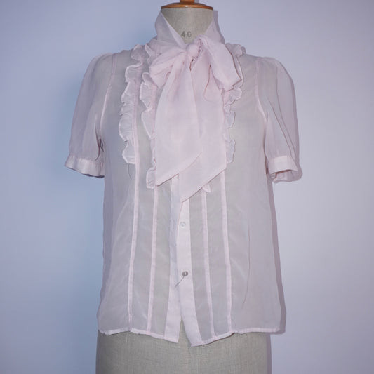 Sheer Ruffle Top (M)