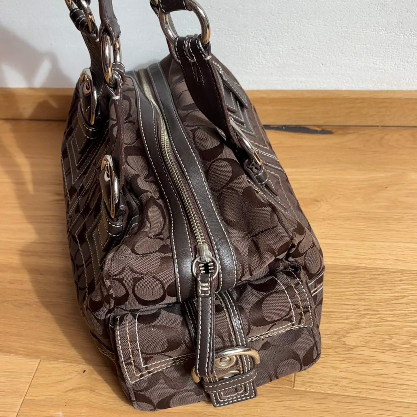 Coach Monogram Boston Purse