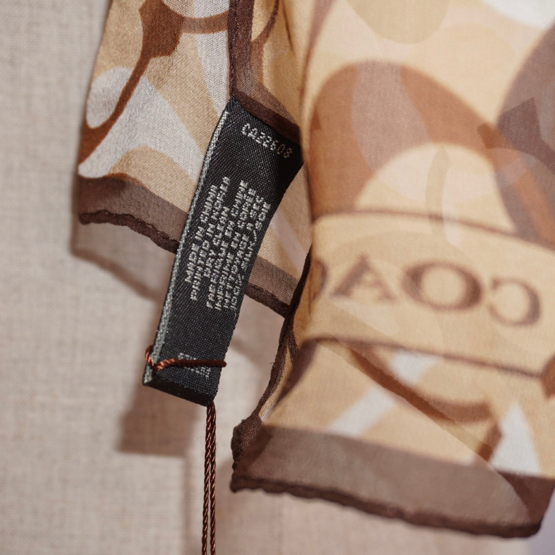 Coach Silk Scarf