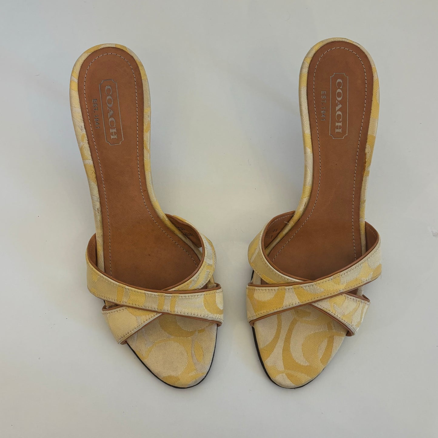Coach Monogram Mules (38.5)
