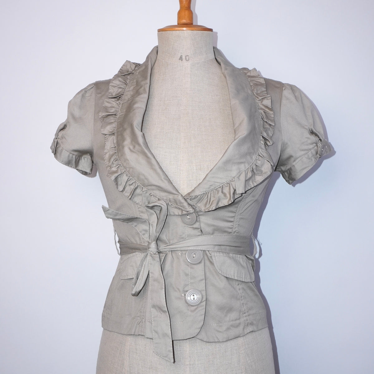 Belted Ruffle Top (XS)