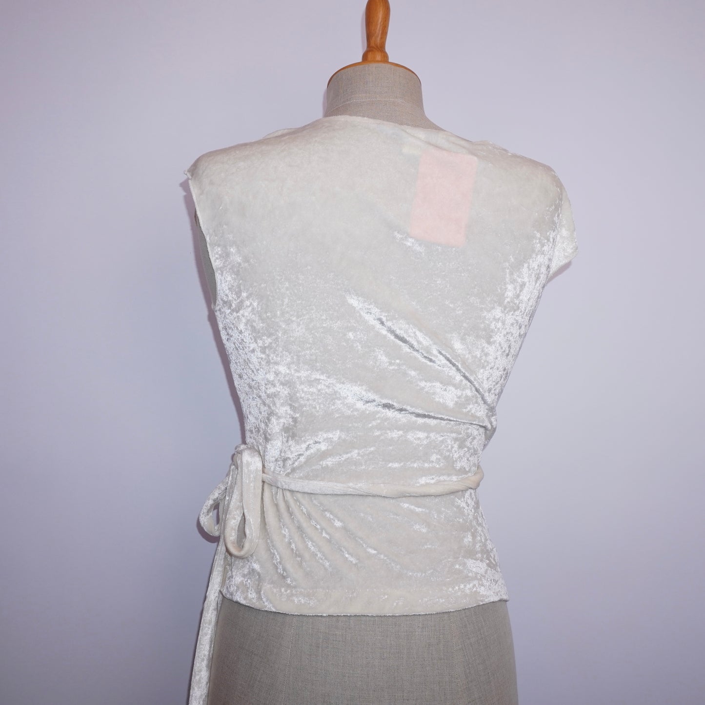Velour Wrap Top (S)