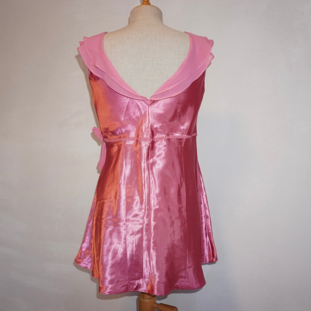 Satin Slip Dress (M)