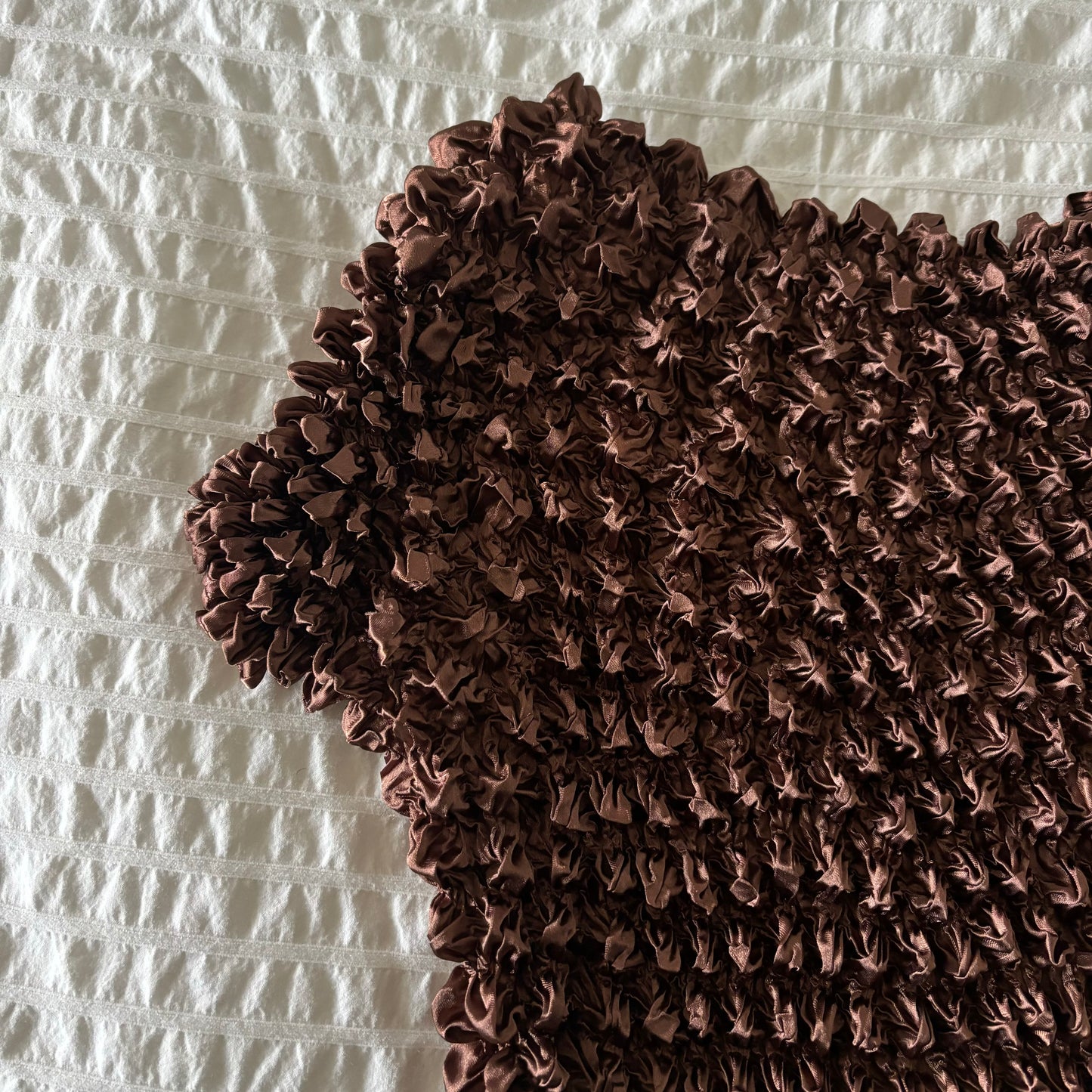 Brown Popcorn Top (One Size)