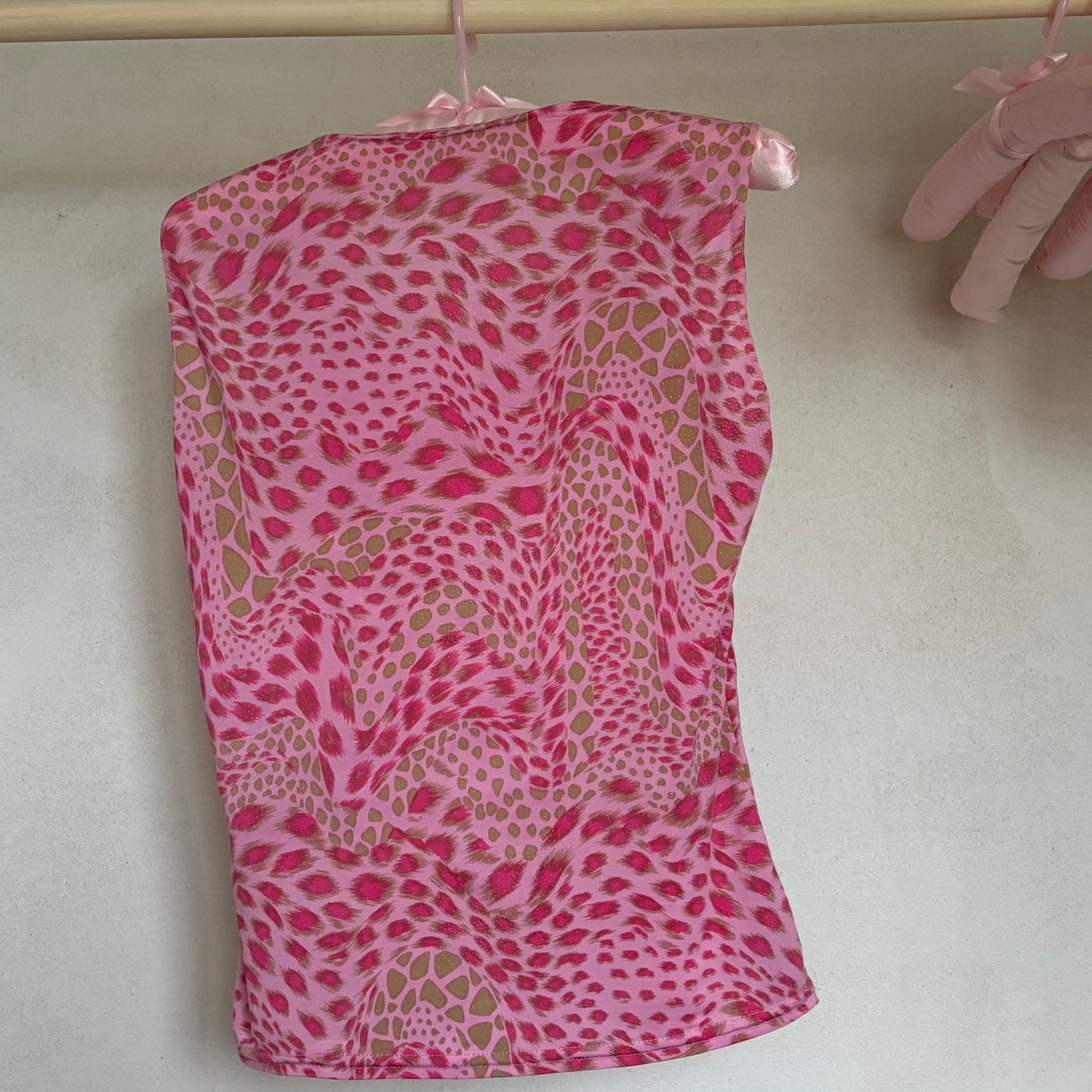 Pink Leopard Top (M)