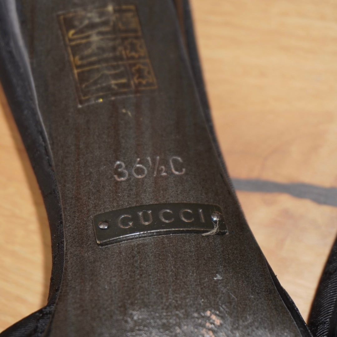 Gucci Monogram Mules (36.5)