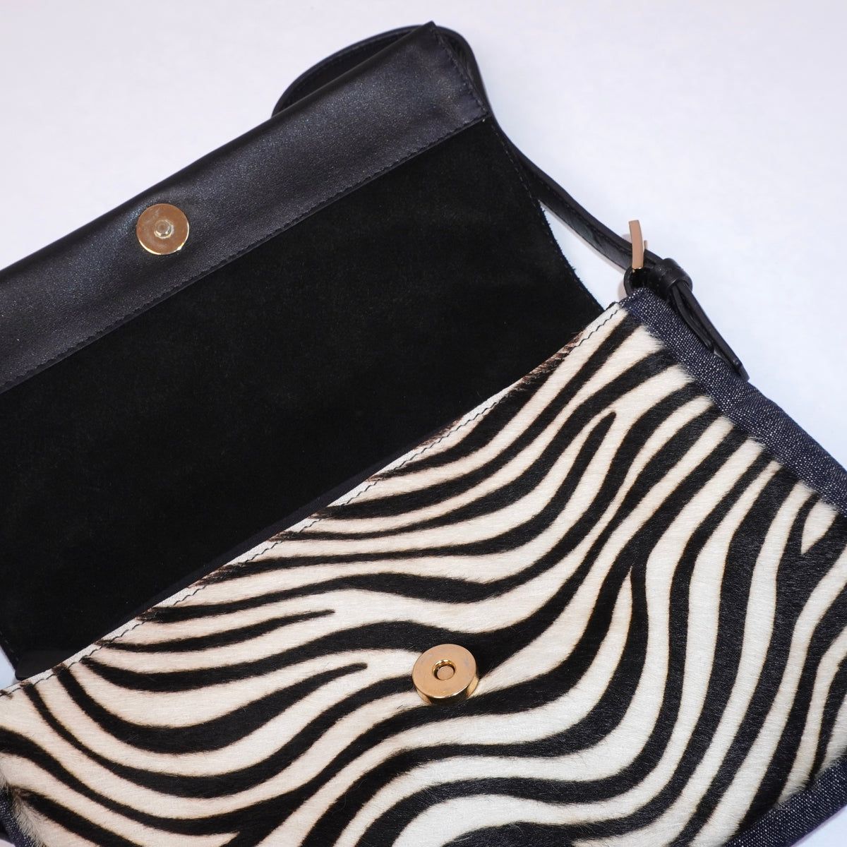 Zebra Calfhair Purse