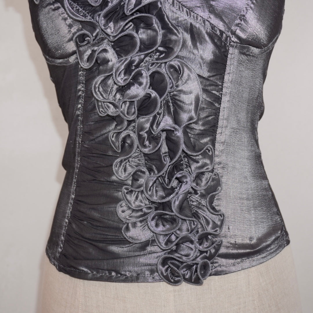 Ruffle Halterneck Top (M)