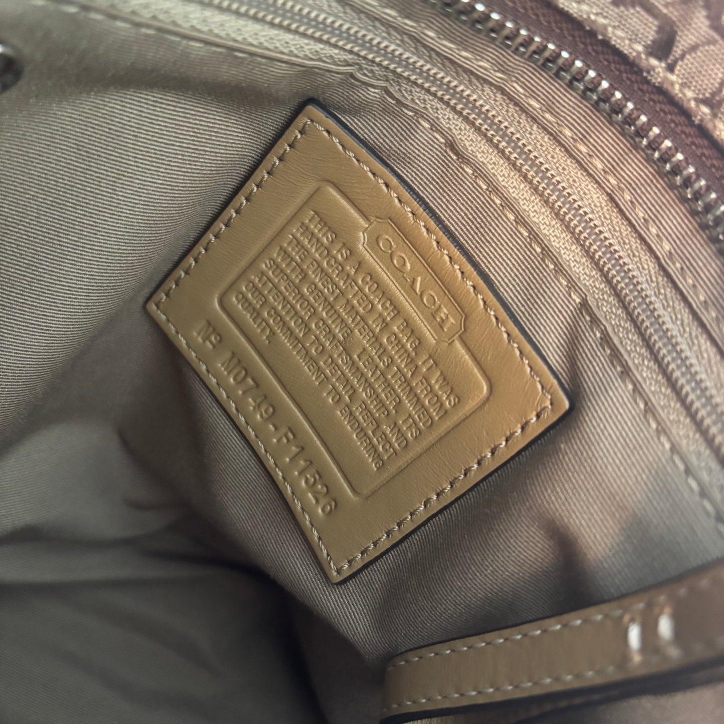 Sac à main Coach Monogram