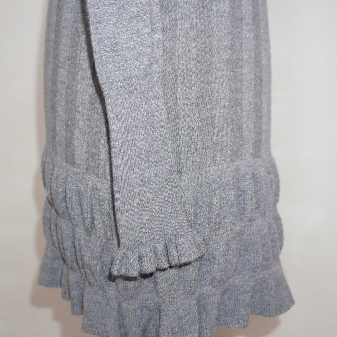 Knit Ruffle Dress (S)