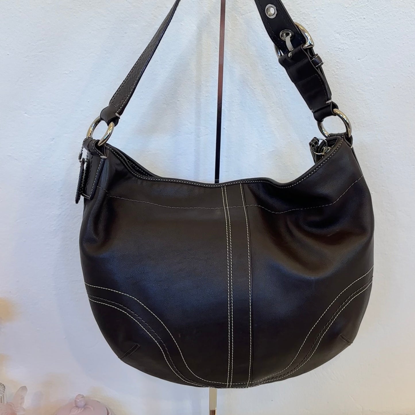 Coach Leather Hobo Purse