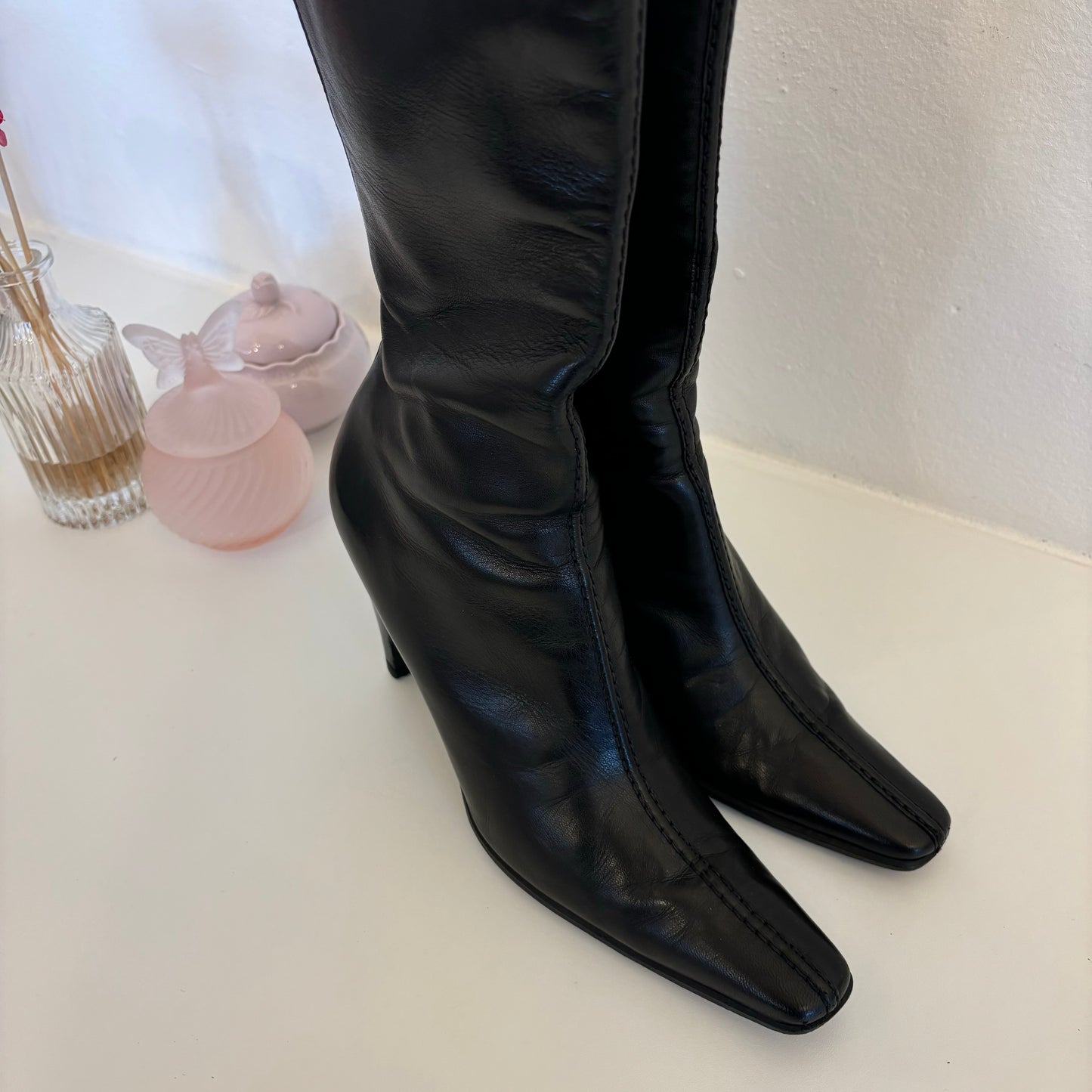 Prada Leather Boots (39)