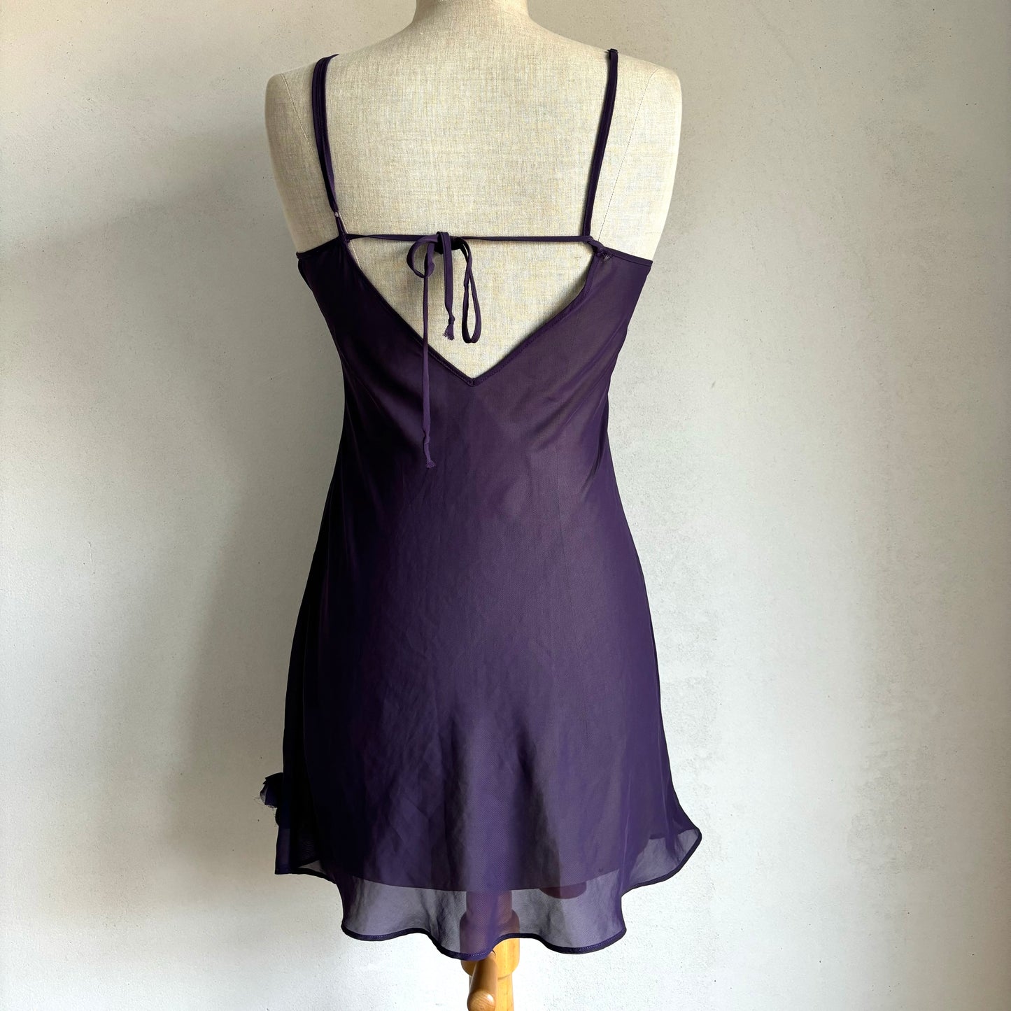 Purple Flower Slip Dress (M