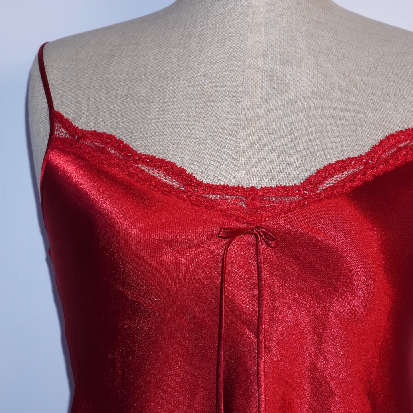 Satin bow cami (S)