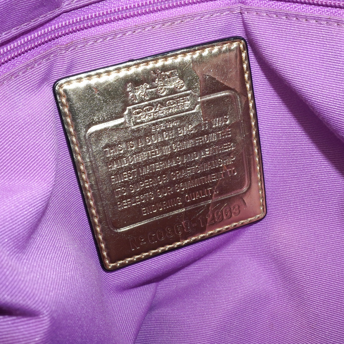 Coach Monogram Purse