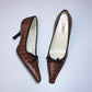 Escarpins Prada Croc (36)