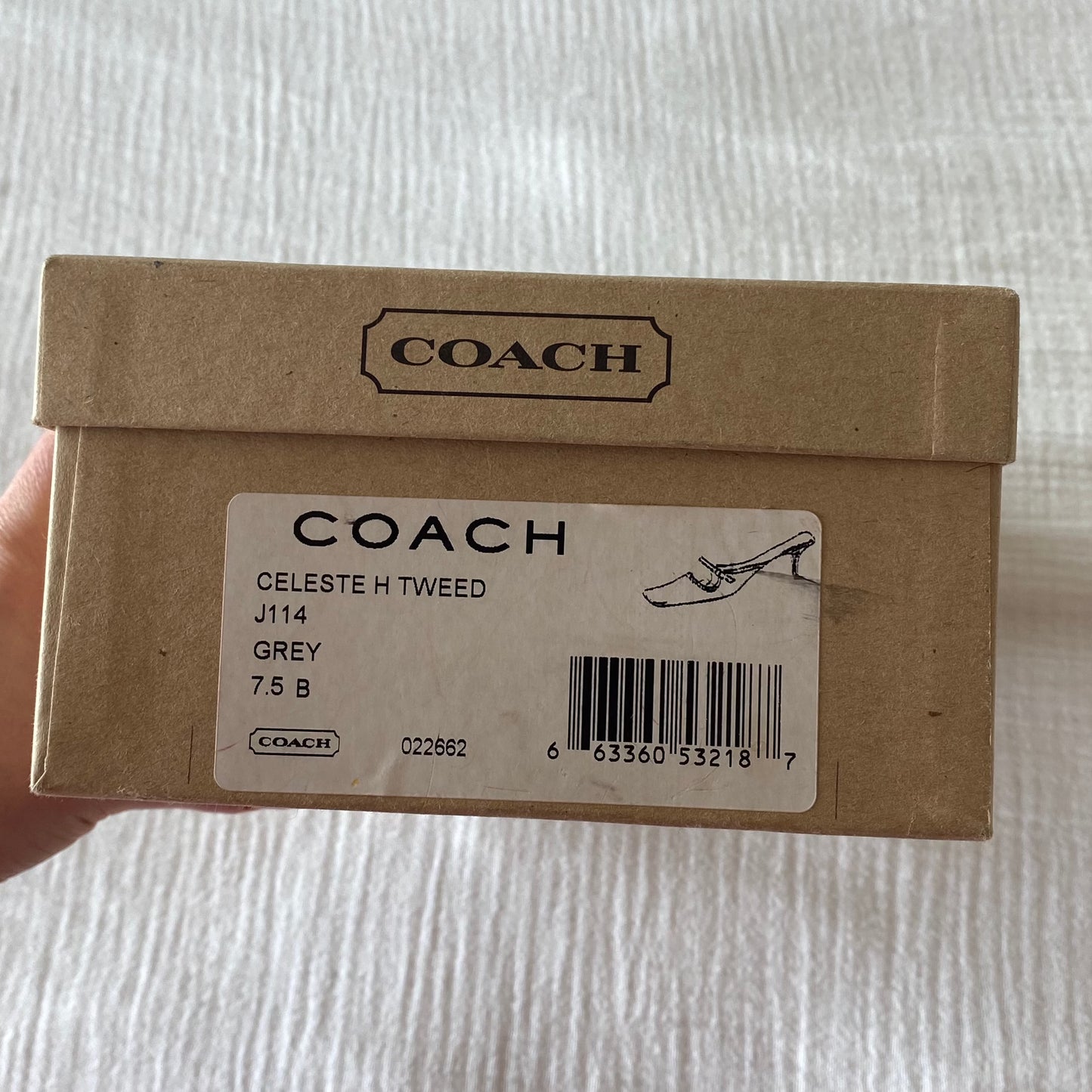 Grey Wool Coach Mules (37.5)