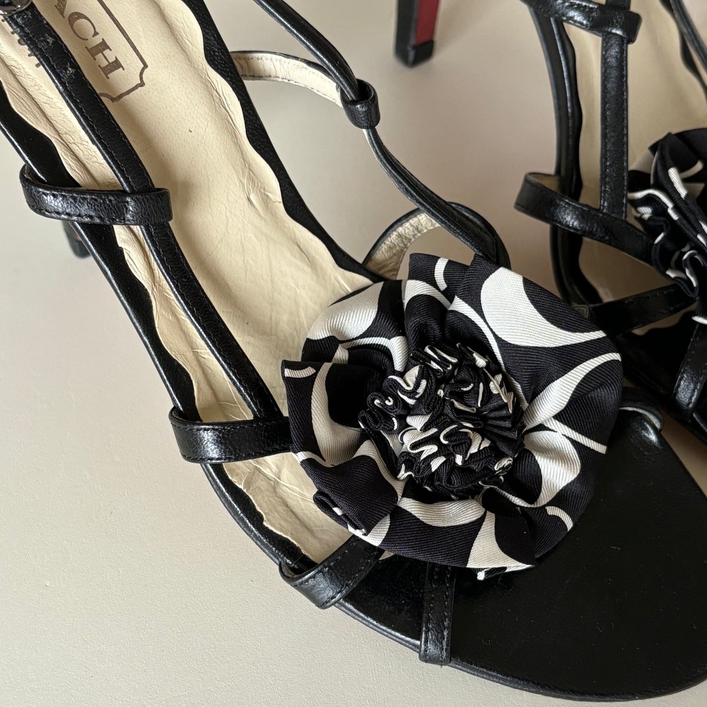 Coach Monogram Floral Heels (37.5)