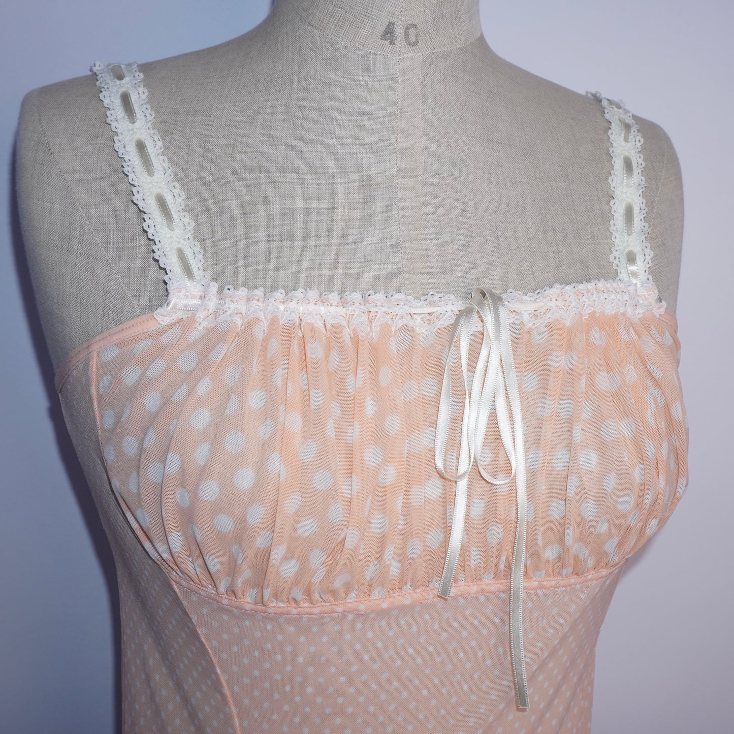 Polkadot Slip Dress (M)