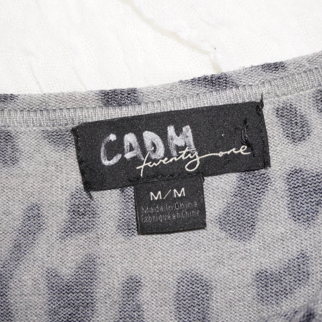 Leopard Knit Top (M)