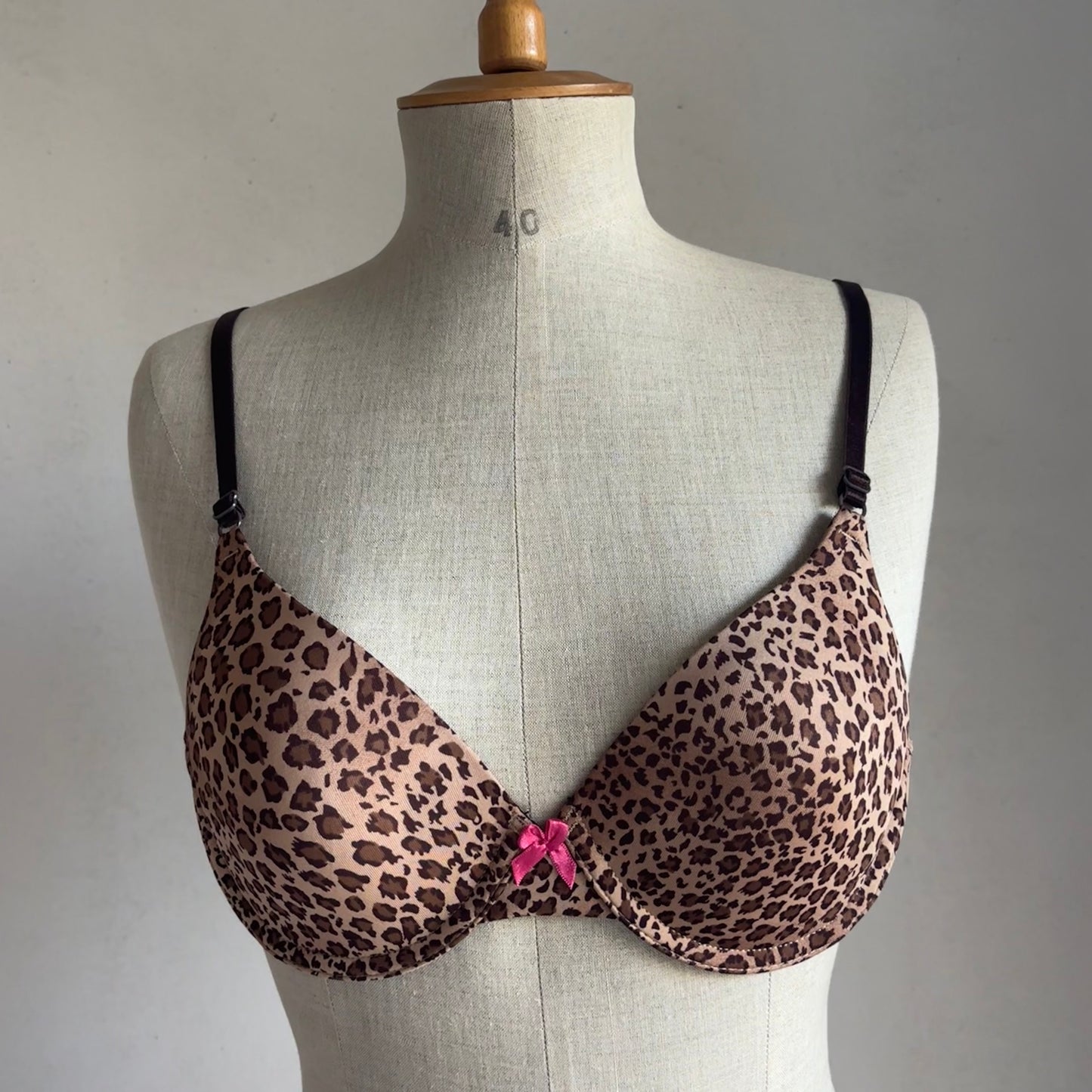 Leopard Print Bra (75B)